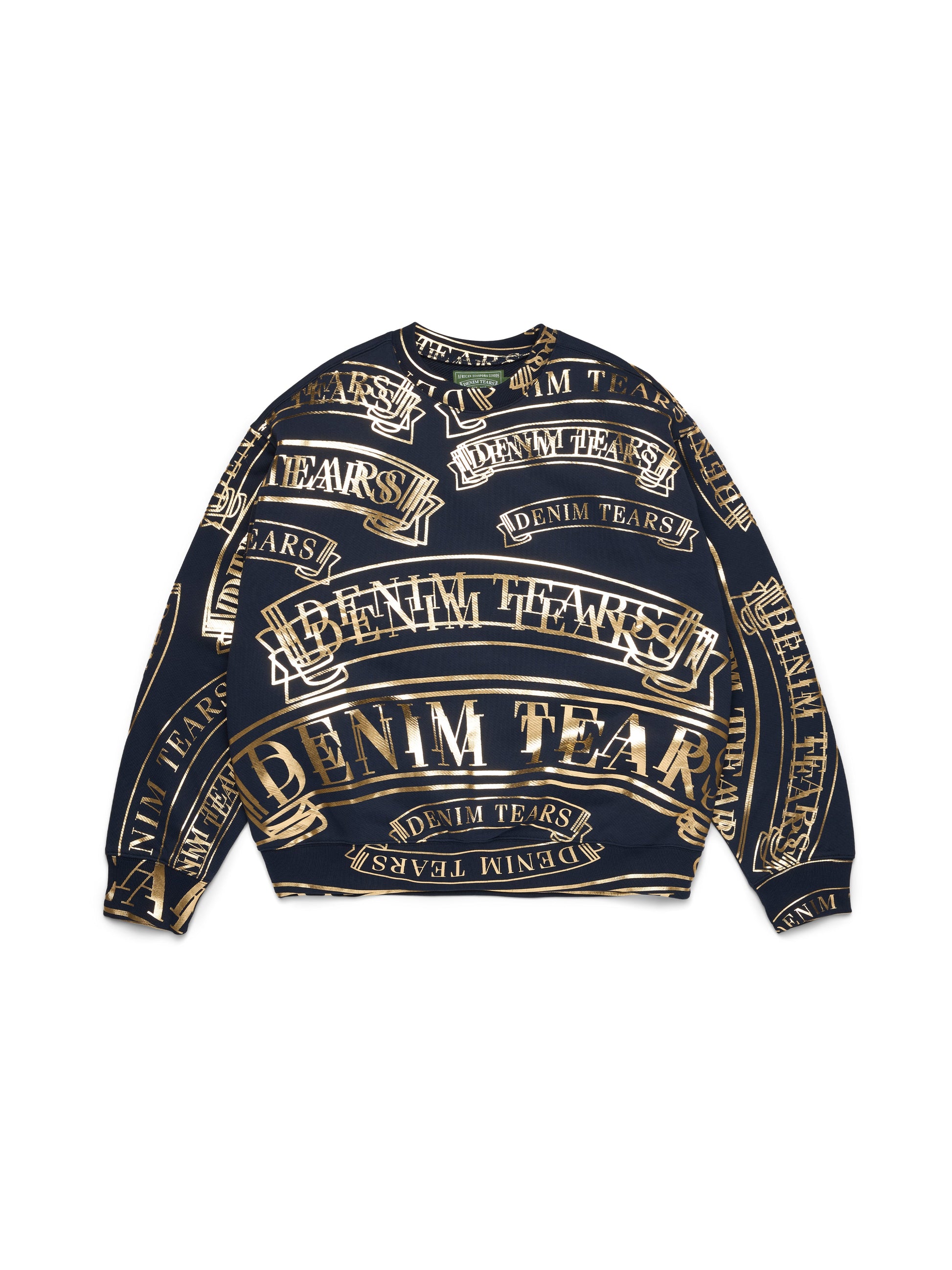 ADG Banner Print Crewneck Navy