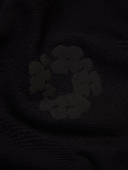Mono Cotton Wreath Sweatpants Black – view 3