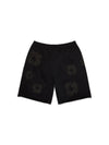 Mono Cotton Wreath Sweatshorts Black