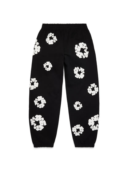 Cotton Wreath Sweatpants Black – view 2