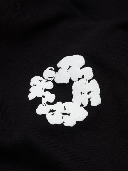 Cotton Wreath Sweatpants Black – view 3