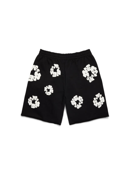 Cotton Wreath Sweatshorts Black – view 2