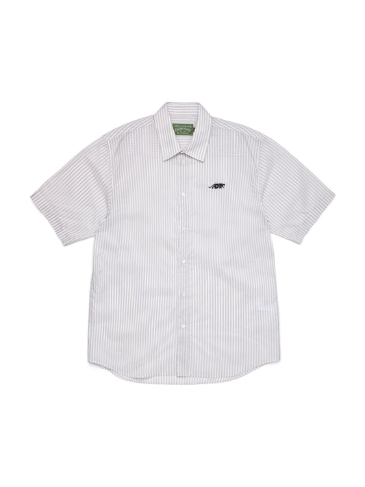 DT Panther Short Sleeve Button Up White