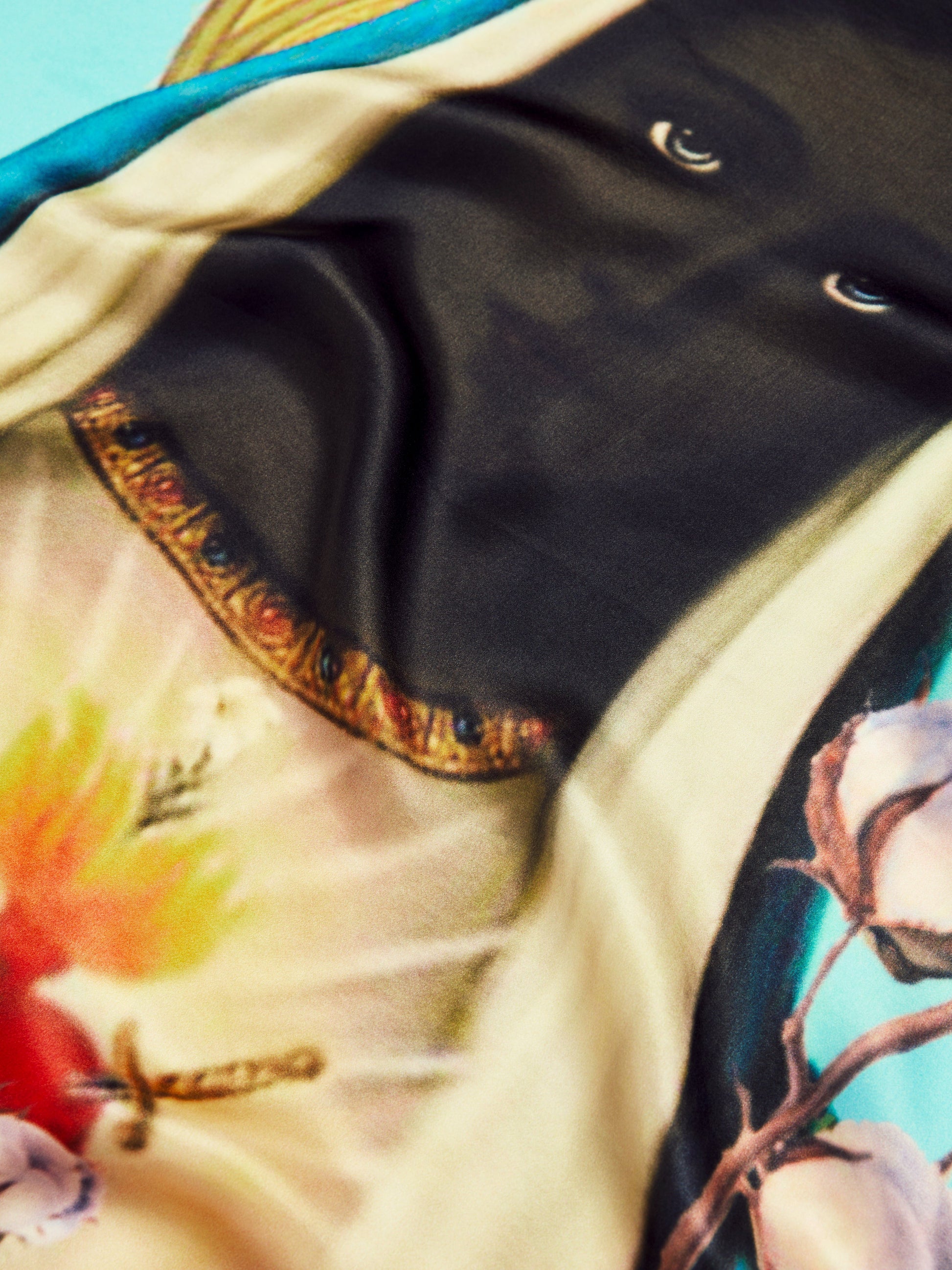 Black Mary Silk Bandana – view 2
