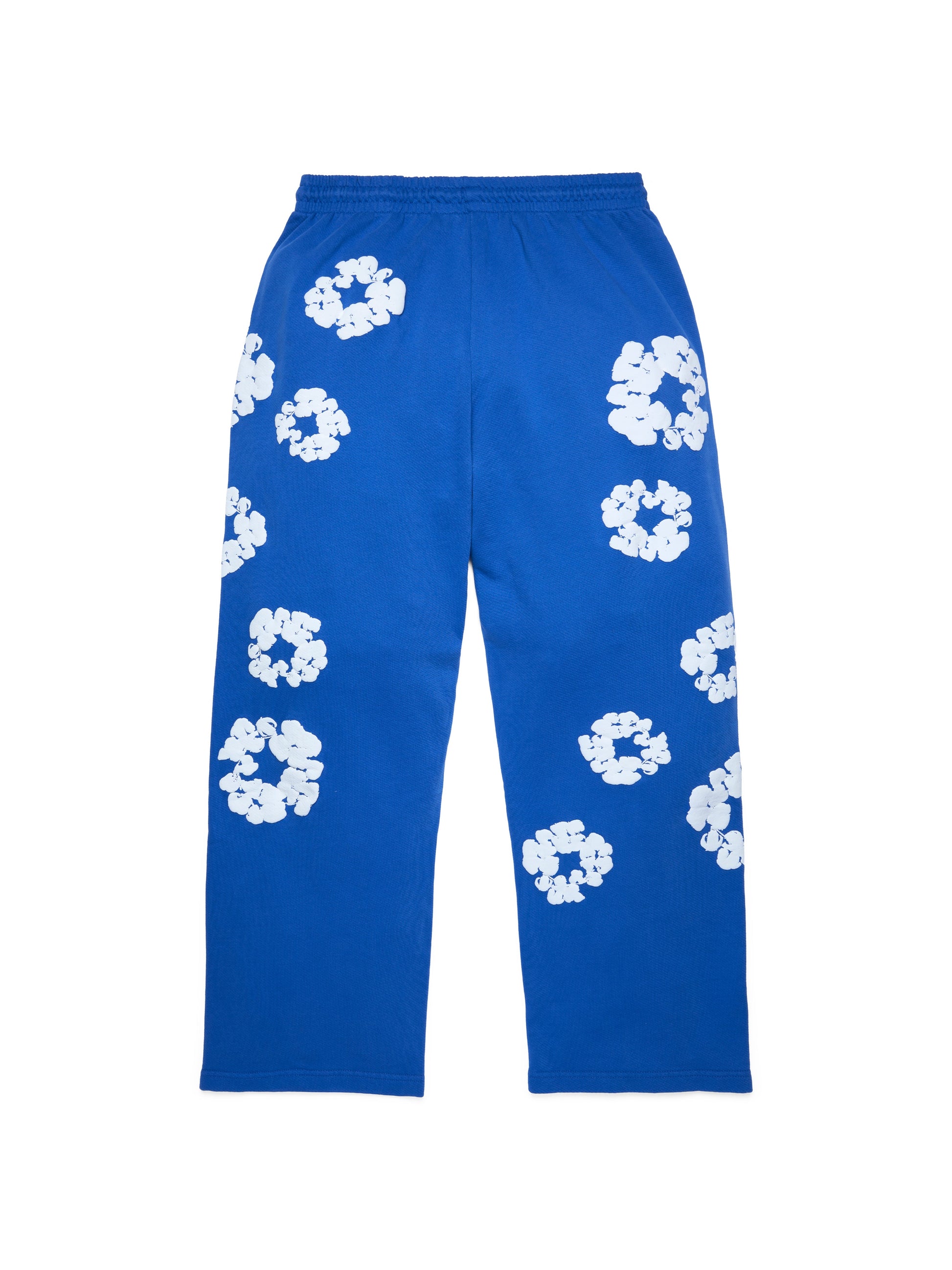 Cotton Wreath Baggy Sweatpants Blue – view 2