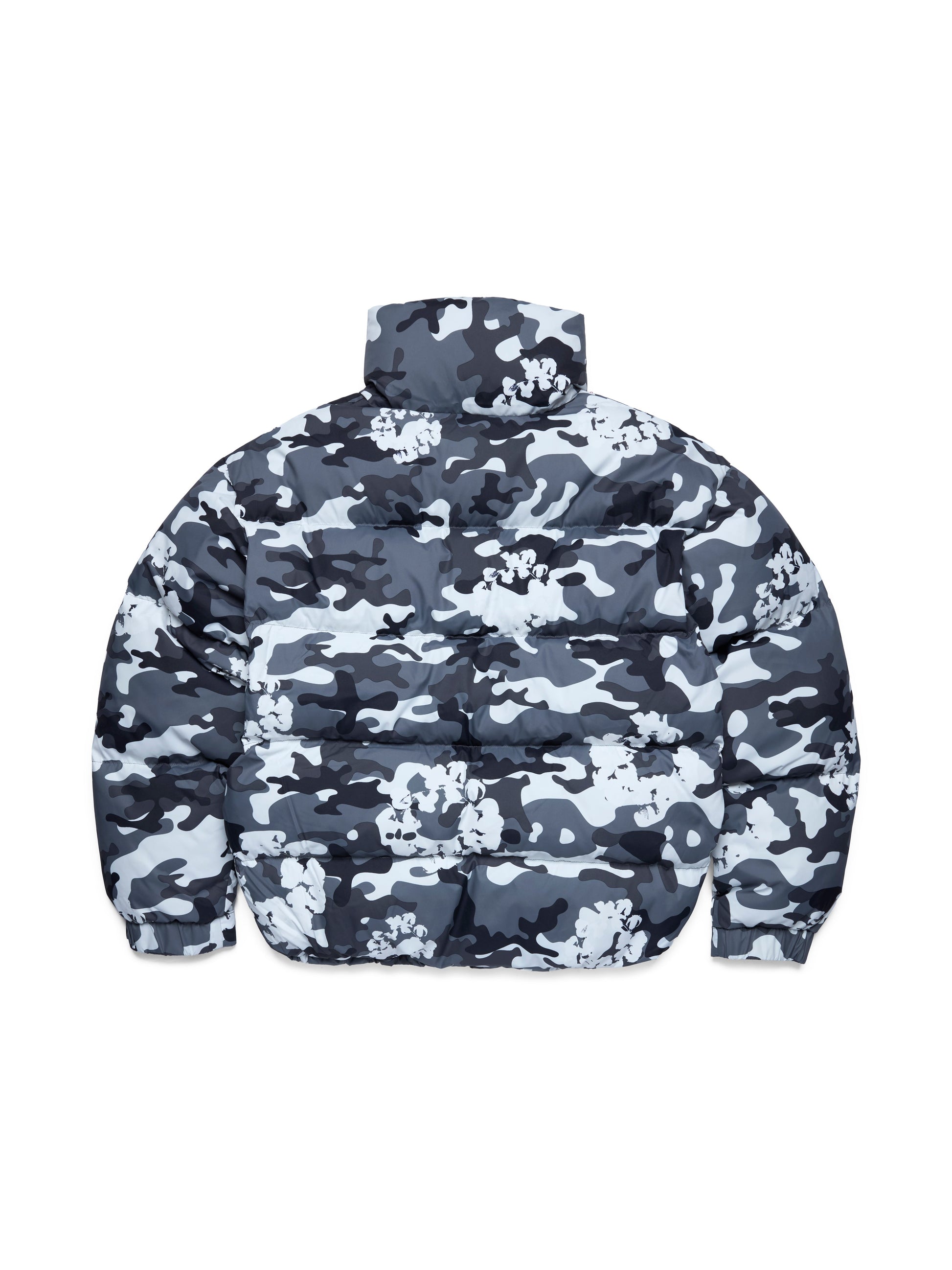 Cotton Wreath Puffer Jacket White Camo – view 2