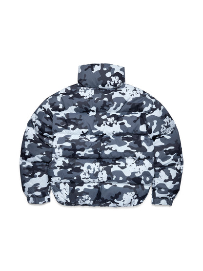 Cotton Wreath Puffer Jacket White Camo – view 2