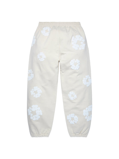 Cotton Wreath Sweatpants Oatmeal – view 2