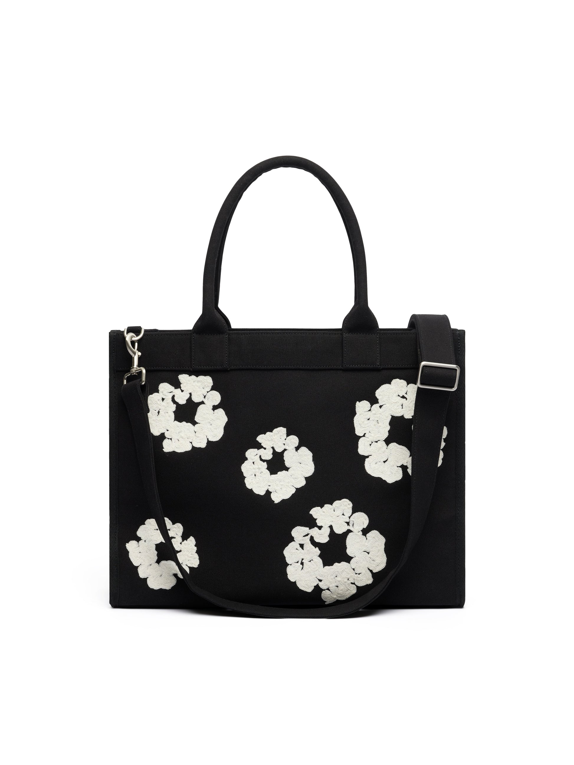 Cotton Wreath Canvas Bag Large – view 3