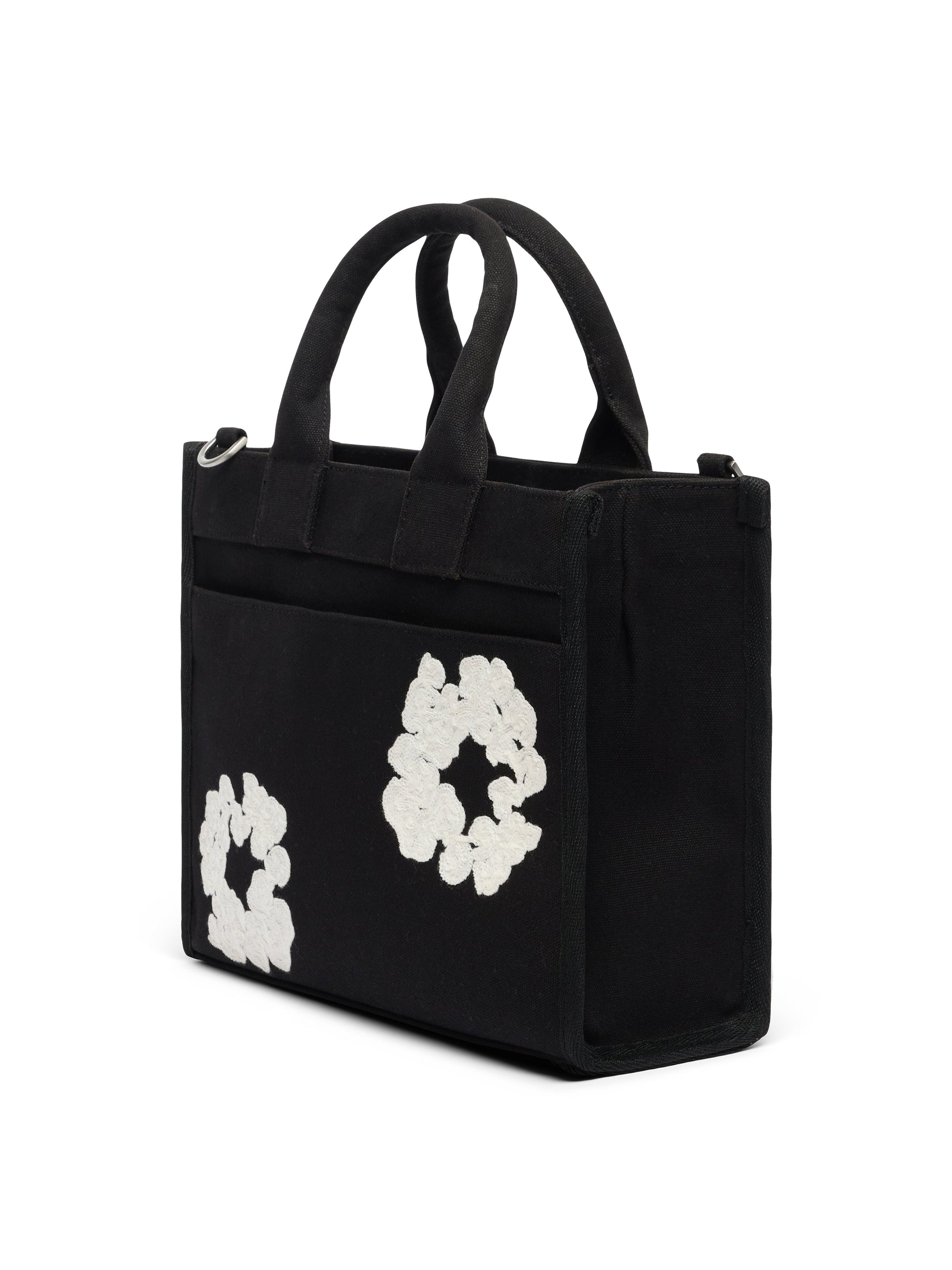 Cotton Wreath Canvas Bag Small – view 5