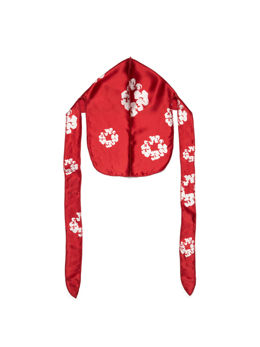 Cotton Wreath Durag Red