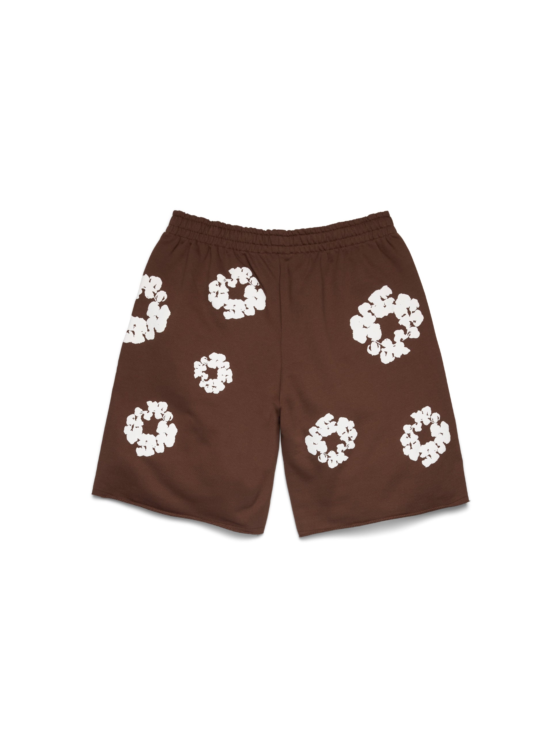 Cotton Wreath Sweatshorts Dark Brown – view 2