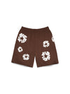 Cotton Wreath Sweatshorts Dark Brown