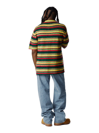 Panther Mohair Knit Polo
