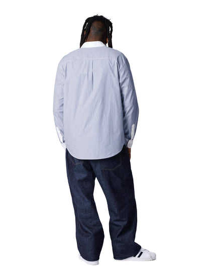André Leon Talley Two-Tone Button-Up Shirt