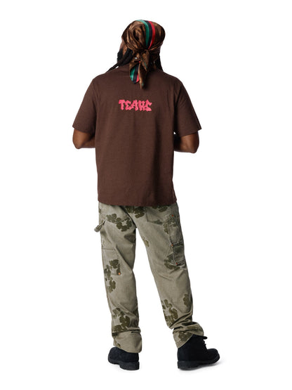 Handstyle Tee Brown