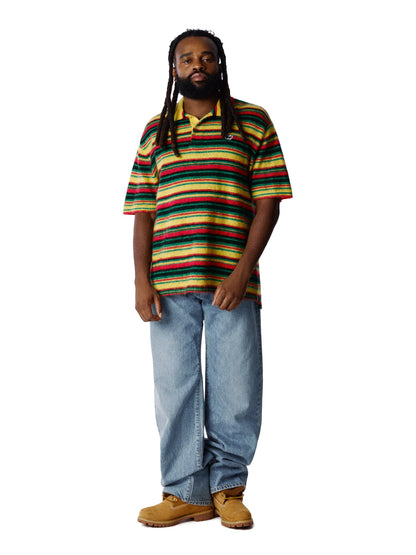 Panther Mohair Knit Polo