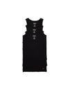 DT Flag 3-Pack Ribbed Tank Black