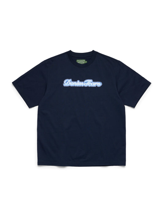 Hollis Font Tee Navy