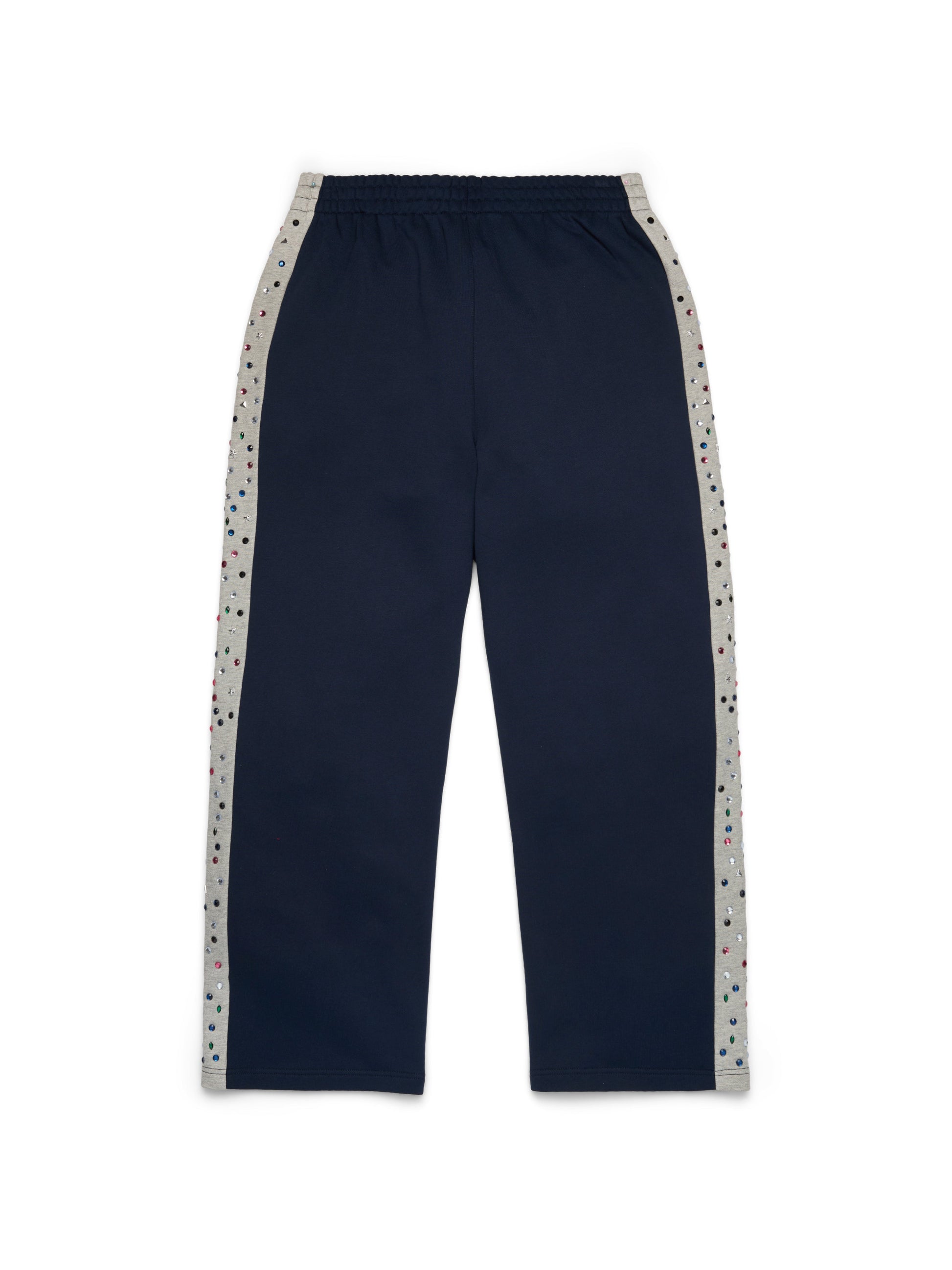 Denim U Rhinestone Sweatpant Navy – view 2