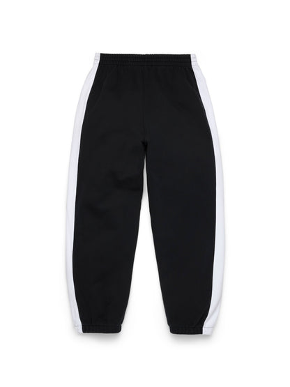 Denim U Paneled Sweatpant Black – view 2