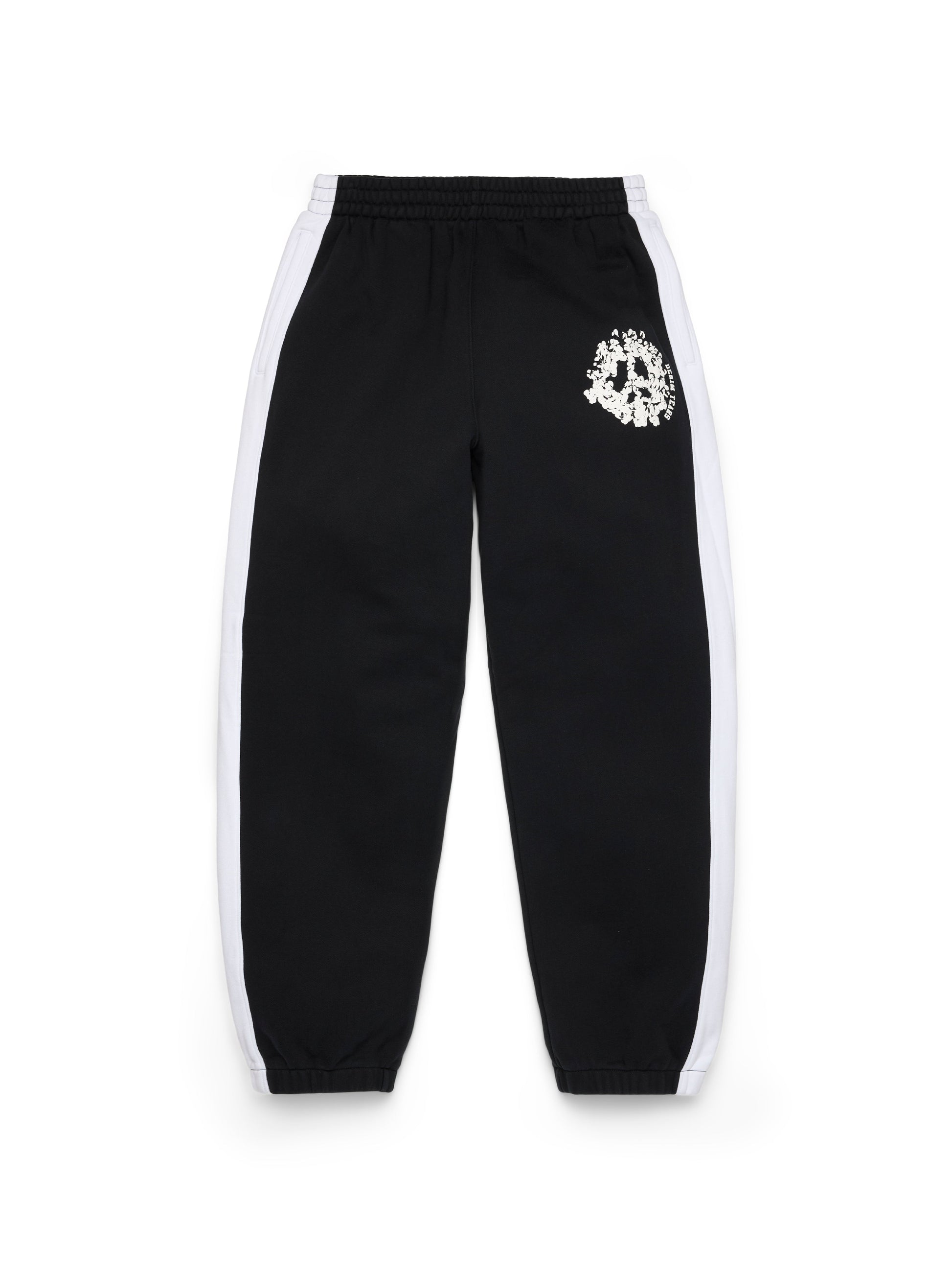 Denim U Paneled Sweatpant Black