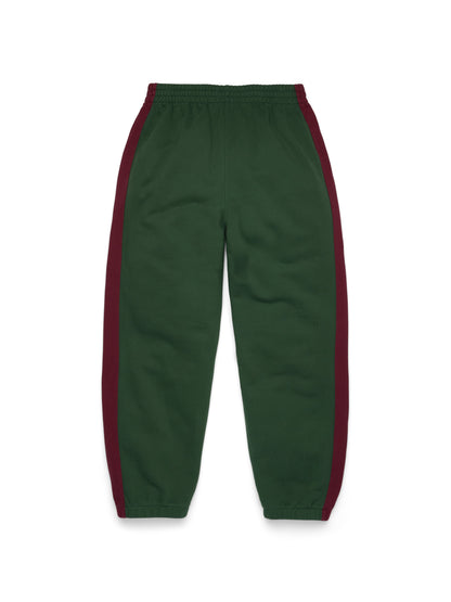 Denim U Paneled Sweatpant Green – view 2