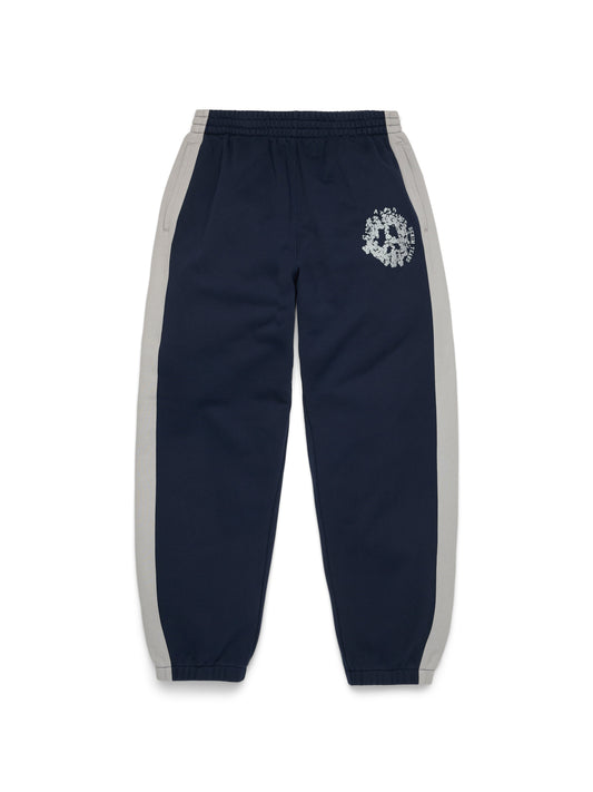 Denim U Paneled Sweatpant Navy