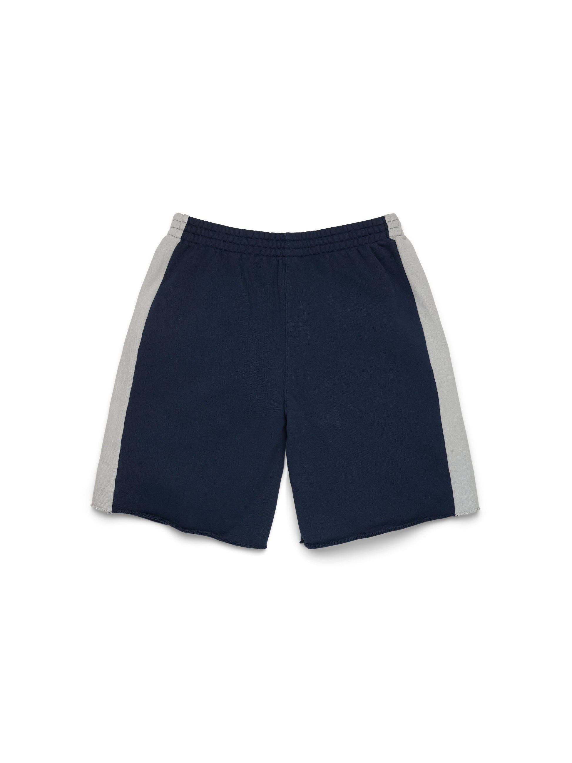 Denim U Paneled Sweatshort Navy – view 2