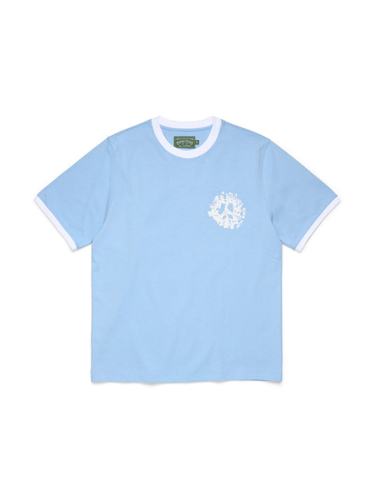 Denim U Ringer Tee Light Blue