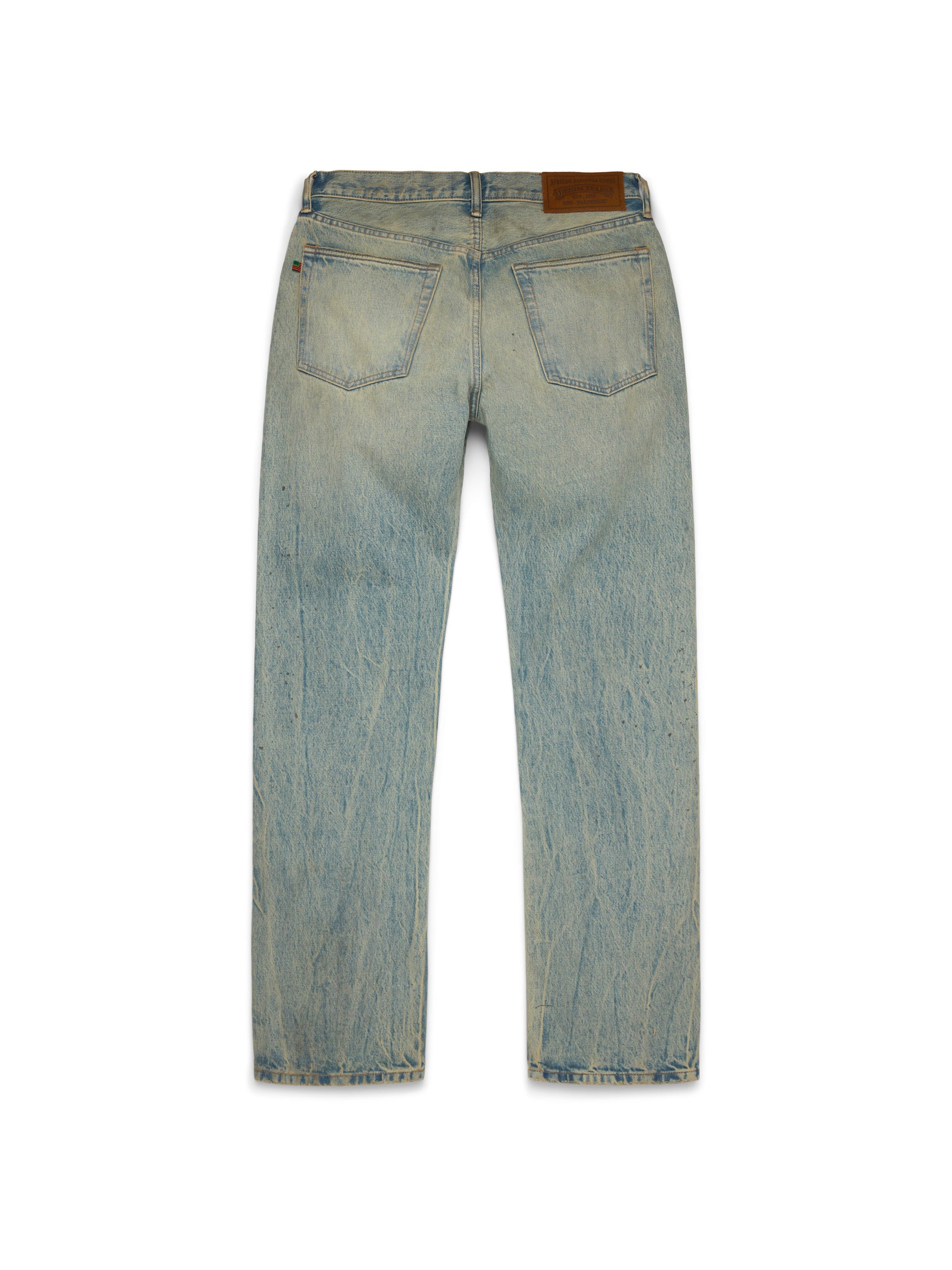 Straight Denim Pant Dirty Wash – view 2