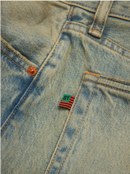 Dirty Wash Denim Short – view 3