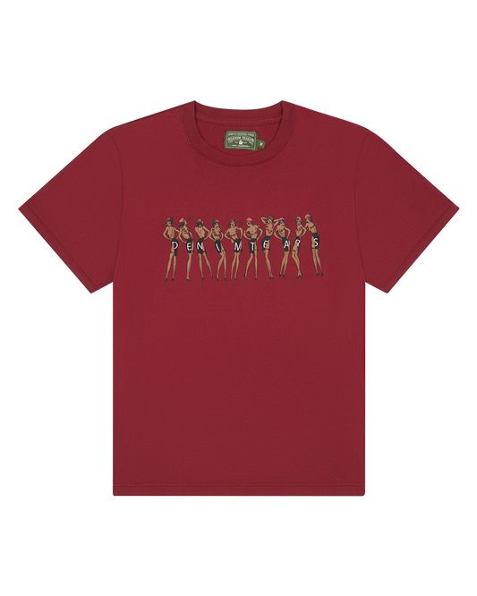 Cotton Club Tee Burgundy