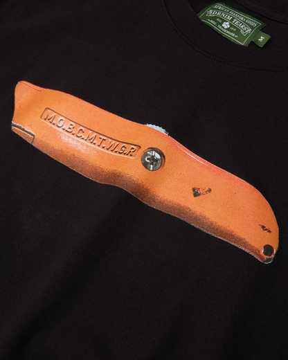 My Orange Box Cutter Make the World Go Round Tee Black – view 3