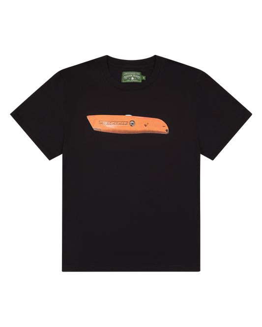 My Orange Box Cutter Make the World Go Round Tee Black
