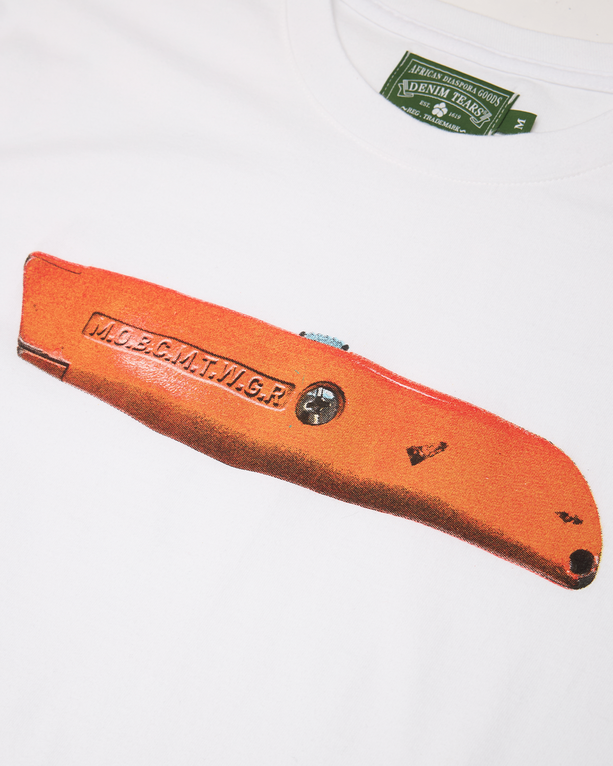My Orange Box Cutter Make the World Go Round Tee White – view 3