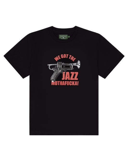 St. Albans Jazz Tee Black