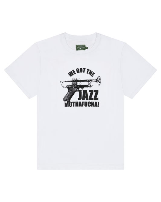 St. Albans Jazz Tee White