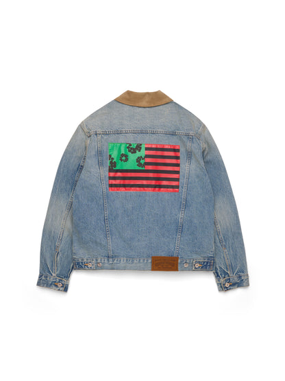 Flag Denim Jacket Light Wash – view 2