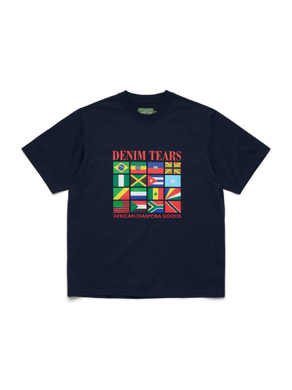 Diaspora Flags Tee Navy
