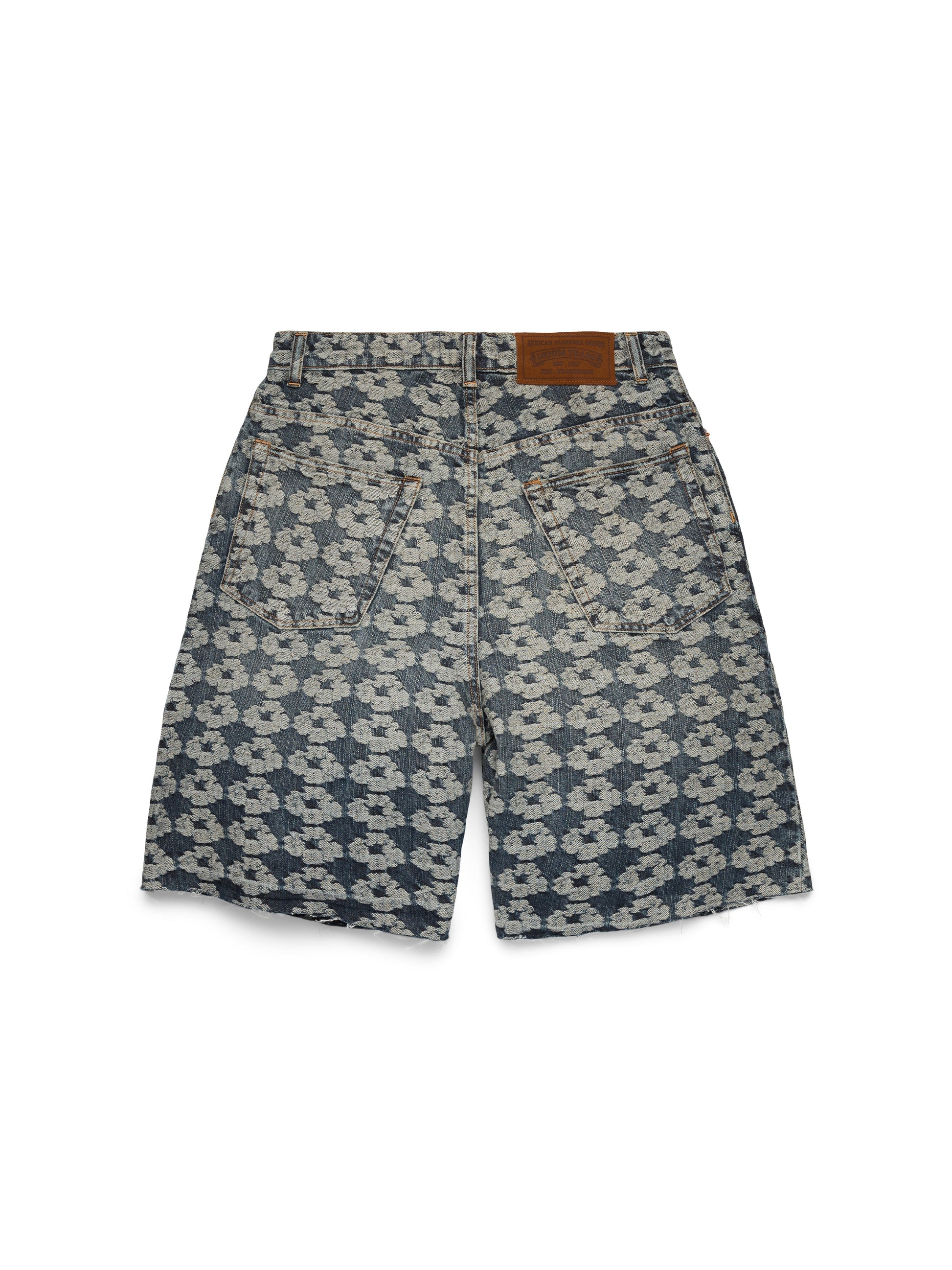Jacquard Wreath Denim Short – view 2
