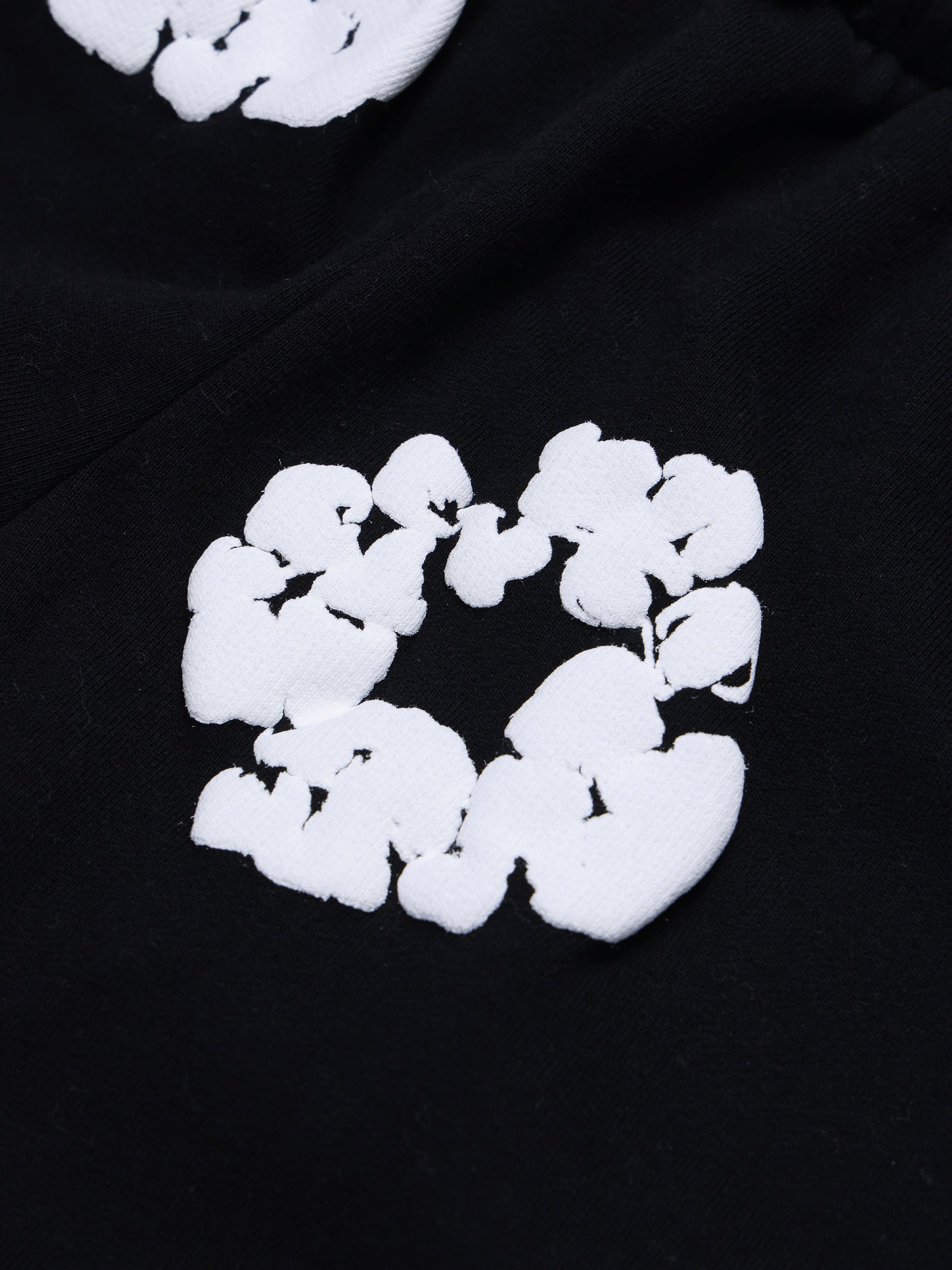 Kids Cotton Wreath Sweatpants Black – view 3