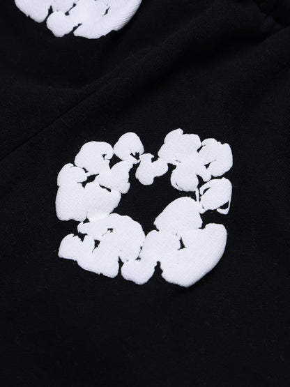 Kids Cotton Wreath Sweatpants Black – view 3