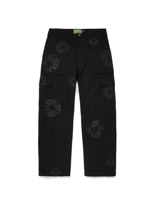 Mono Wreath Cargo Pant Black