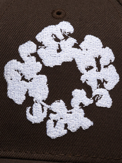Cotton Wreath New Era 59FIFTY Fitted Cap Brown