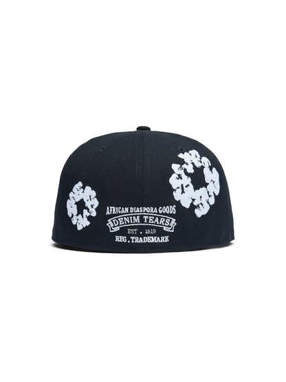 Cotton Wreath New Era 59FIFTY Fitted Cap Navy