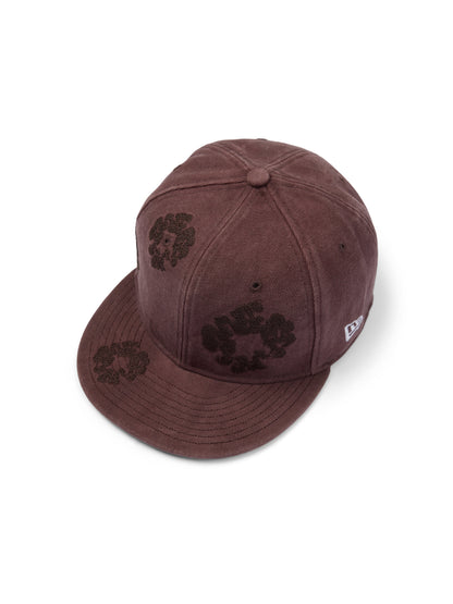 Mono Wreath New Era 59FIFTY Fitted Cap Washed Brown – view 3