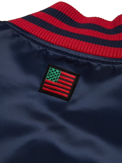 DT Baseball Varsity Jacket Navy – view 4