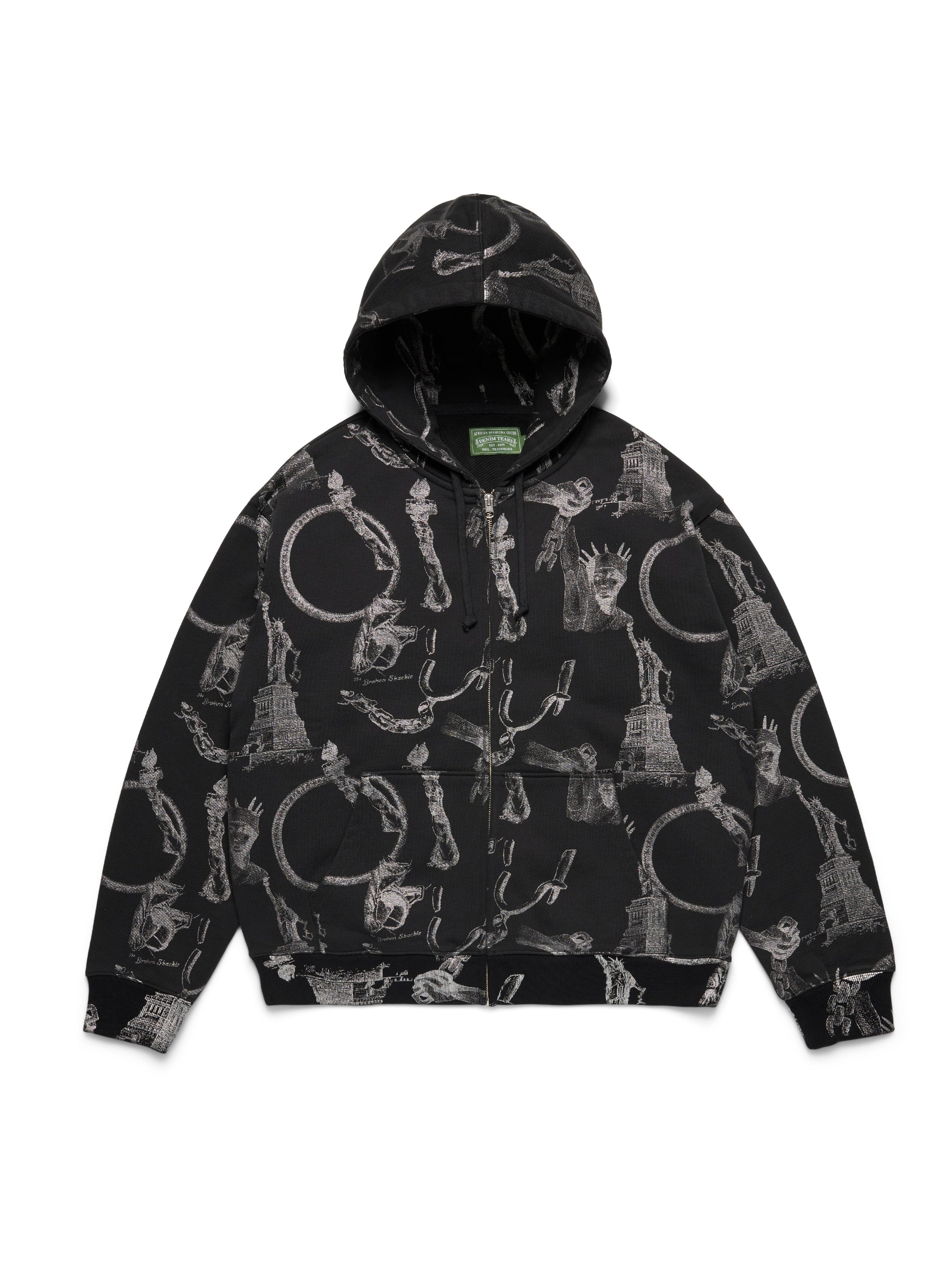 Plates Zip Hoodie