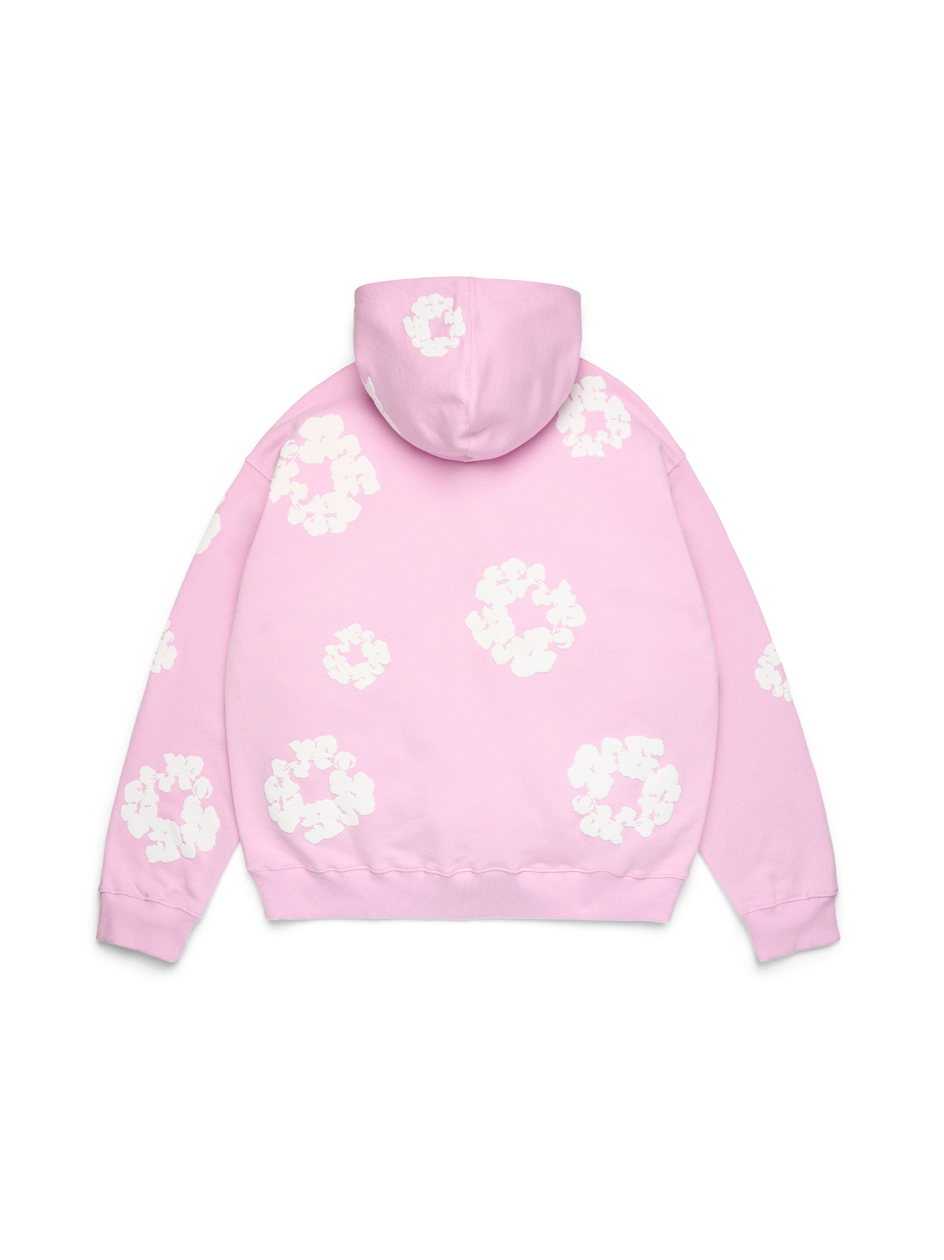 Cotton Wreath Hoodie Powder Pink – view 2